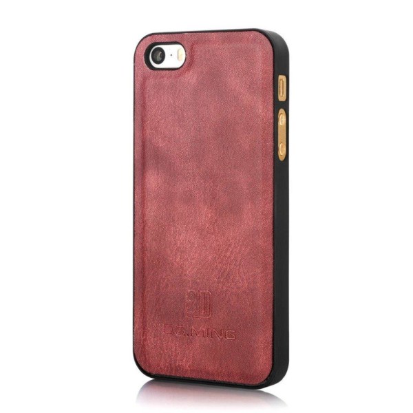DG.MING iPhone SE / 5 / 5S laadukas suojakotelo - Punainen Red