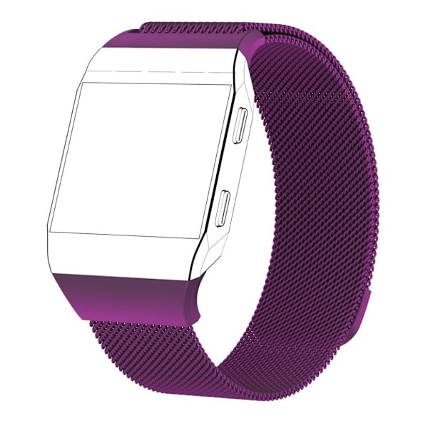 Fitbit Ionic rem i rustfri stål - Størrelse S Lilla Purple