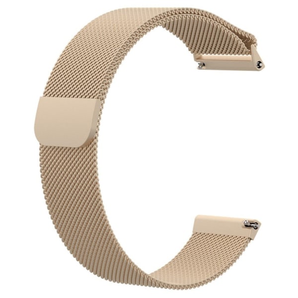 Fitbit Verse milanese rustfrit stål urrem - Størrelse: S / Champagne Guld Multicolor