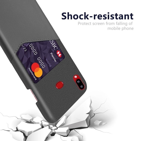 Bofink Samsung Galaxy A10s Card cover - Grå Silver grey