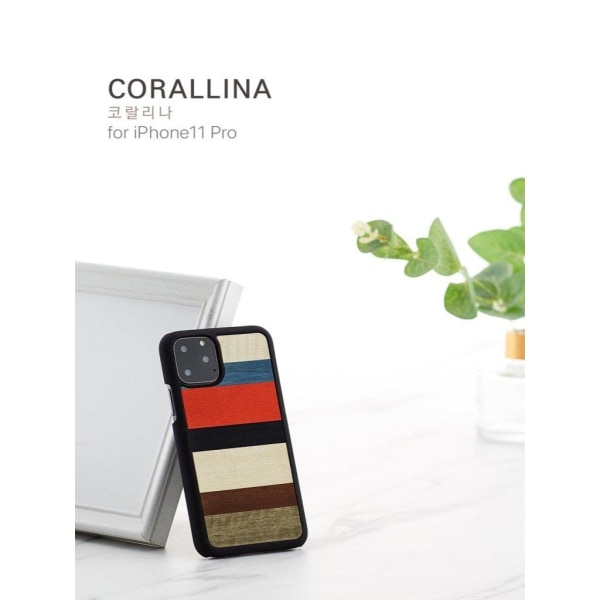 Man&Wood premium etui til iPhone 11 Pro - Koralina Multicolor