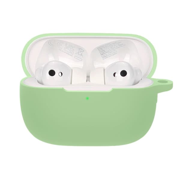 Honor Earbuds 3 Pro silikoneetui med spænde - Lysegrøn Green