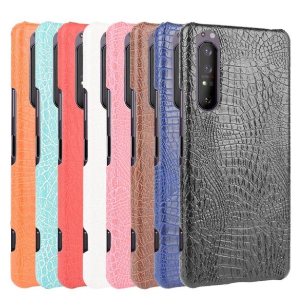 Croco Cover - Sony Xperia 1 II - Sort Black