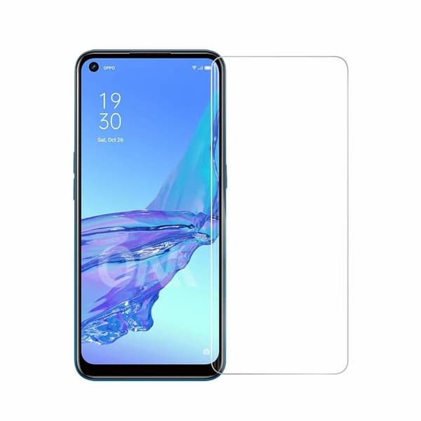 0.3mm hærdet glas skærmbeskytter til Oppo A53s Transparent
