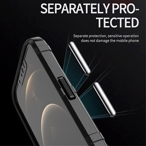 Rugged Shield iPhone 13 skal - Grön Grön