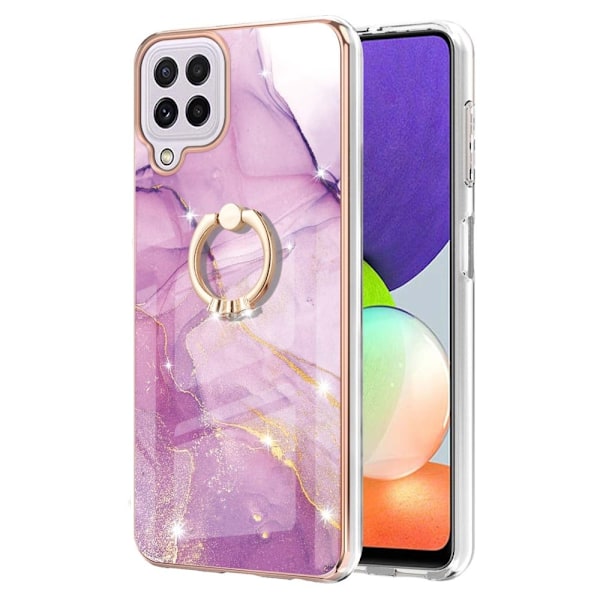 Marmormotiv Samsung Galaxy A22 4G / Samsung Galaxy M32 skal - Rosa Marmor Dis Rosa