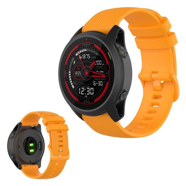 Garmin Forerunner 745 grid silikoninen kellonauha - Keltainen Meripihka Yellow