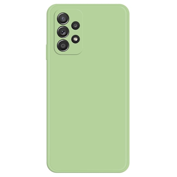 Avfasat gummerat droppskydd för Samsung Galaxy A52s 5G / A52 5G / A52 - Grön Grön