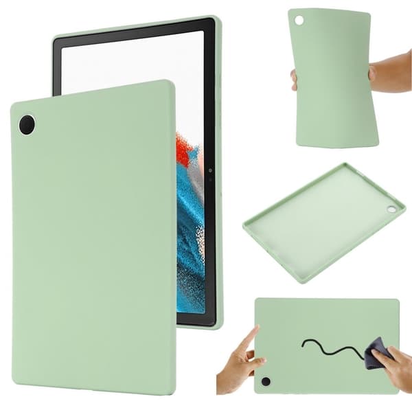 Samsung Galaxy Tab A8 10.5 (2021) deksel i flytende silikon - Grønn Green