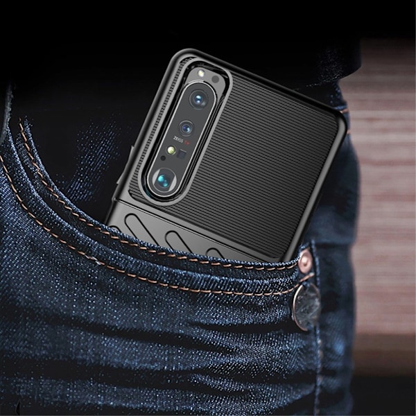 Thunder Sony Xperia 1 III Etui - Svart Black