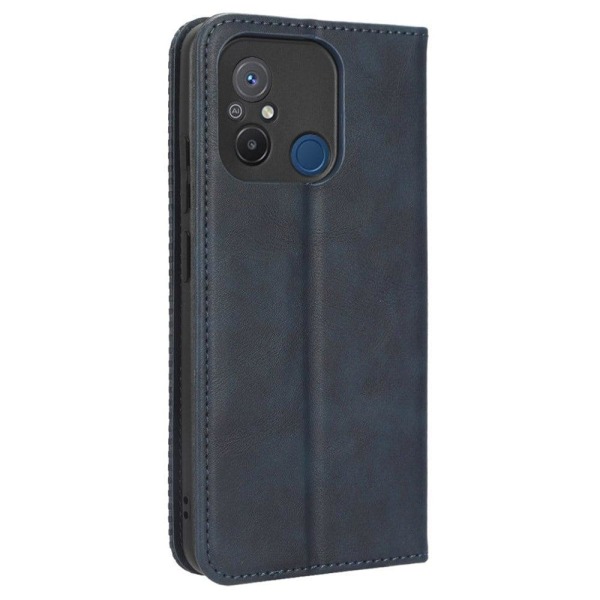 Bofink Vintage Xiaomi Poco C55 / Redmi 11a / 12c Nahkakotelo - Sininen Blue