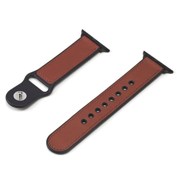 Apple Watch Series 6 / 5 40mm elegant læder rem - mørkebrun Brown
