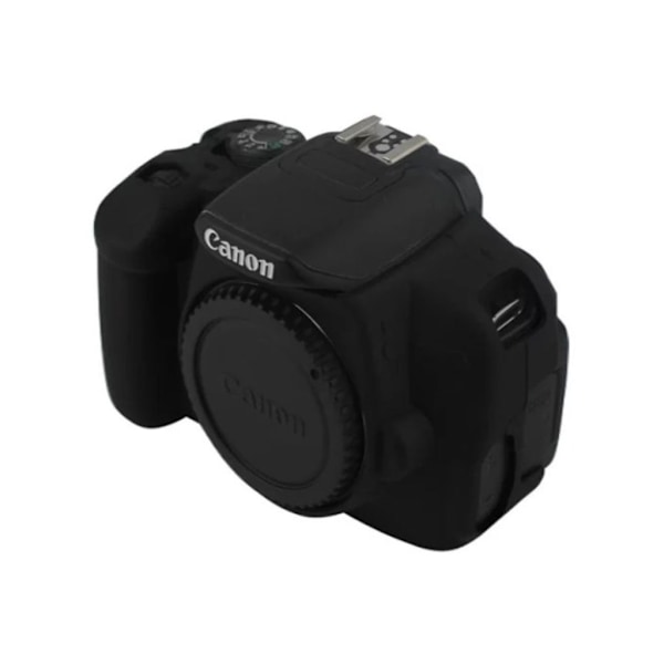 Canon EOS 600D/650D/700D blød silikone beskyttende etui - Sort Black