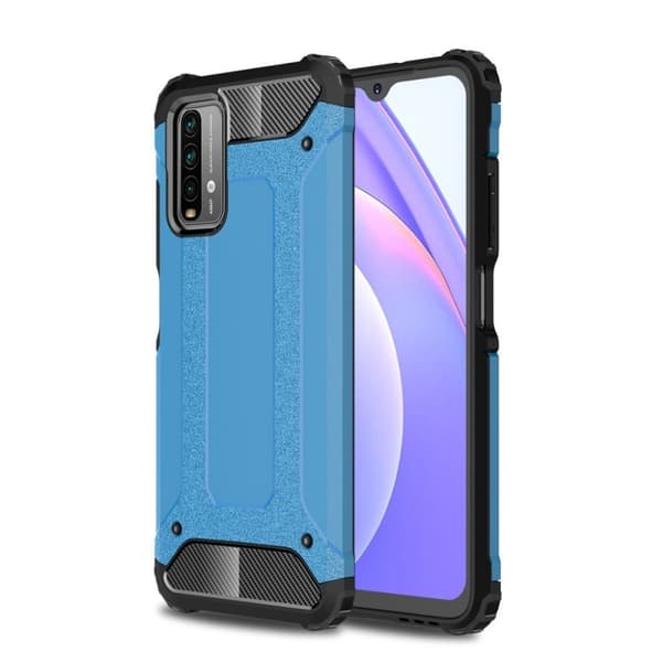 Suoja Xiaomi Poco M3 / Xiaomi Redmi Note 9 kotelot - Sininen Blue