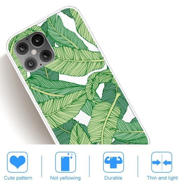 Deco iPhone 12 Pro Max Etui - Blad Green