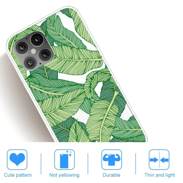 Deco iPhone 12 Pro Max skal - Blad Grön