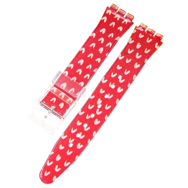 16mm Universal söpö silikoni ranneke - Nuolet Red