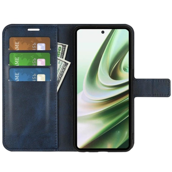 Læderetui med Pung til OnePlus Nord CE 3 - Blå Blue