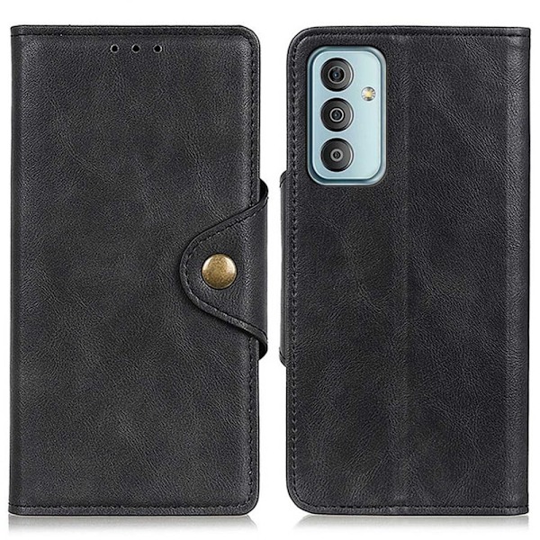 Alpha läder Samsung Galaxy M13 4G fodral - Svart Svart