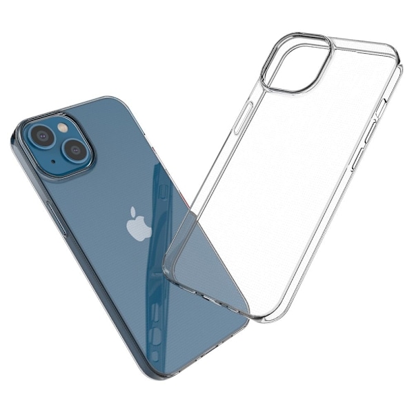 Ultrasmalt transparent fodral för iPhone 14 Transparent