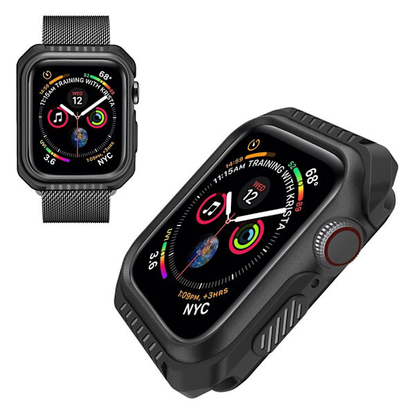 Apple Watch Series 5 44mm robust metallramme - Sort Black