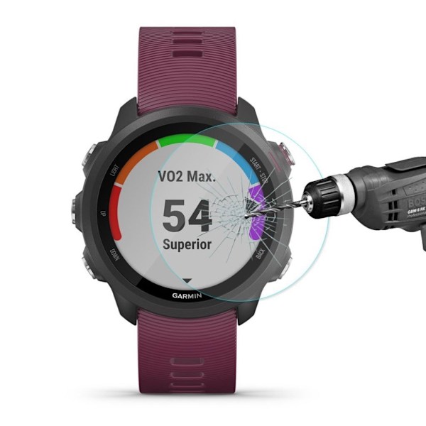 HAT PRINCE Garmin Forerunner 245 Music 9H tempered glass screen protector Transparent