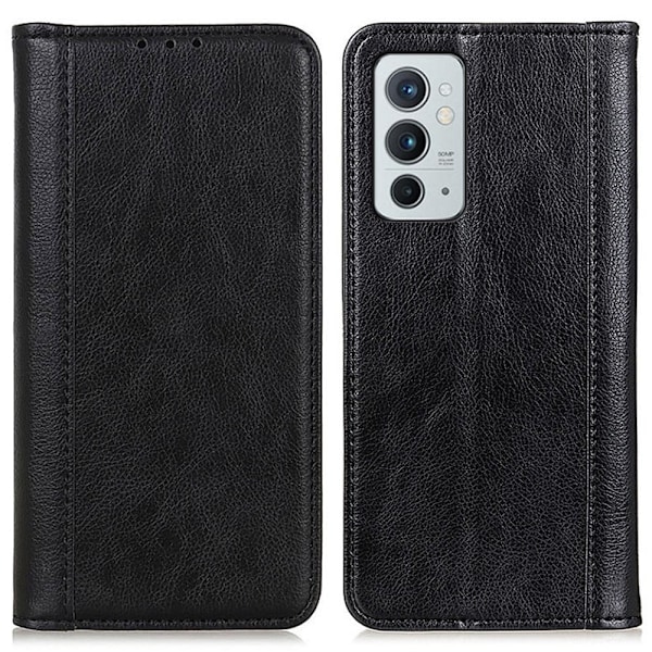 Aito nahkakotelo magneettisuljuksella OnePlus 9RT 5G - Musta Black