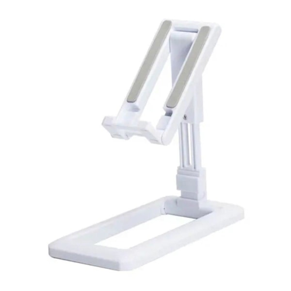 Universal biaxial foldable phone and tablet holder - White Vit
