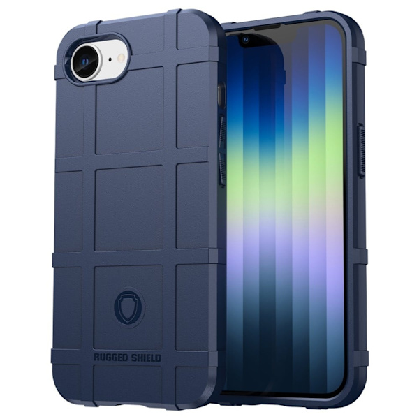 Rugged Shield iPhone 16e kotelot - Sininen Blue