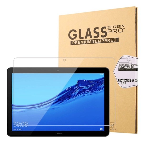 Huawei MediaPad T5 Arc Edge karkaistua lasia näytön suojus Transparent
