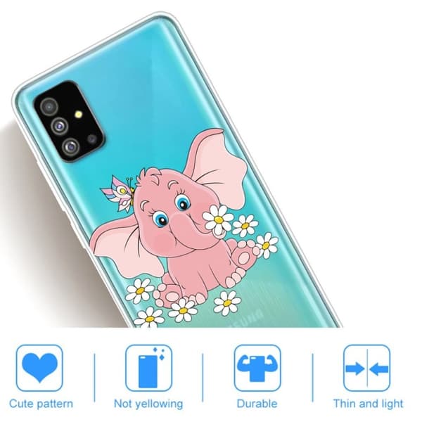 Deco Samsung Galaxy S20 deksel - Elephant Pink
