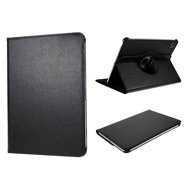 iPad Air (2020) 360 graders rotatable læder etui - sort Black