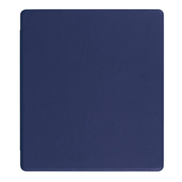 Amazon Kindle Oasis (2019) holdbart læder etui - Mørkeblå Blue