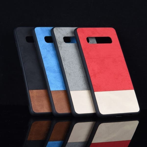 Samsung Galaxy s10 Plus Tofarget Hybrid Skinnetui - Blå Blue
