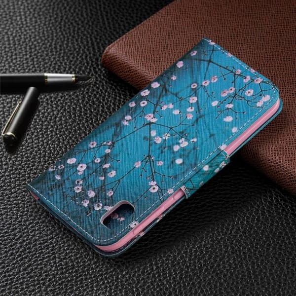 Wonderland Samsung Galaxy A20e flip veske - Tre med blomster Multicolor