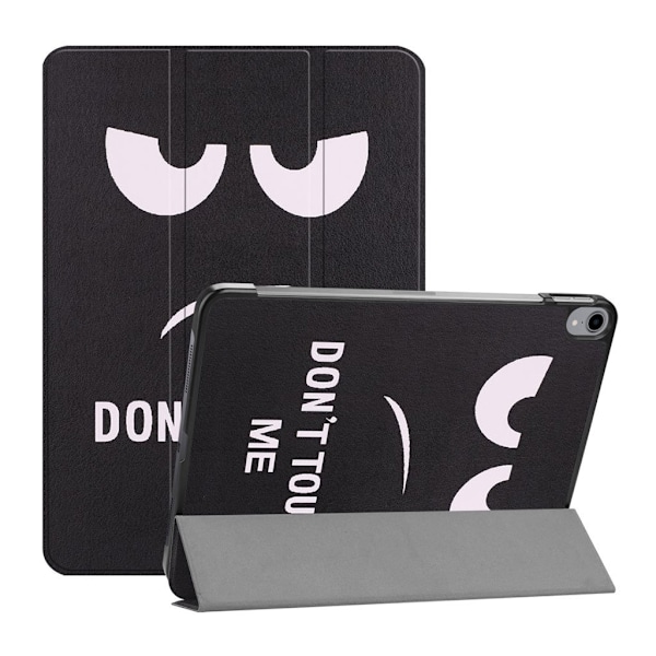 iPad Pro 11" (2018) mønstered læder flip etui - Do Not Touch Me Multicolor