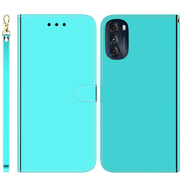Mirror Motorola Moto G (2022) fodral - Grön Grön