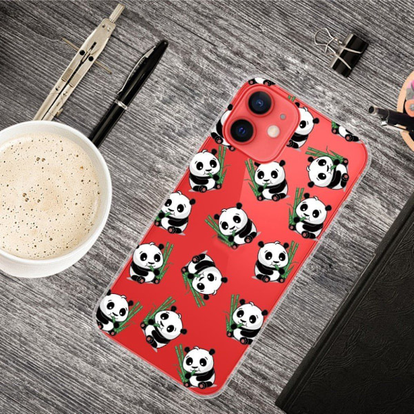 Deco iPhone 13 Mini Suojakotelo - Pandas And Bamboo Multicolor