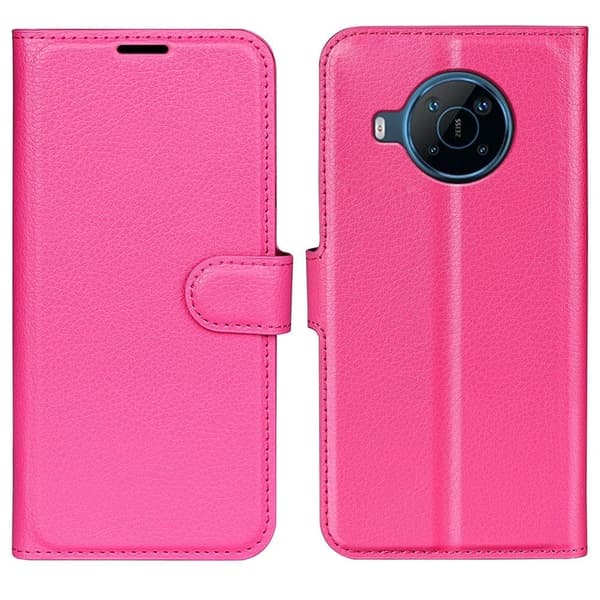 Classic Motorola Moto E30 flip etui - Rose Pink