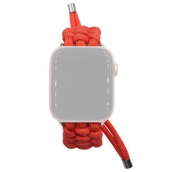 Apple Watch Series 8 (41mm) punottu köysityylinen kellonhihna - Punainen Red