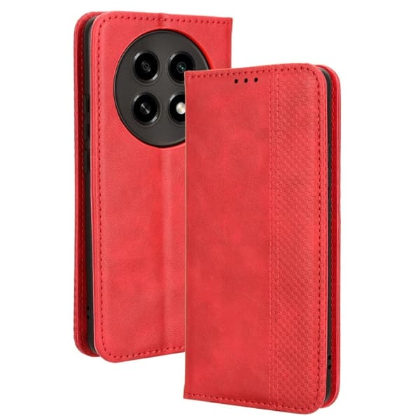 Bofink Vintage Oppo A2 Pro Læder Etui - Rød Red