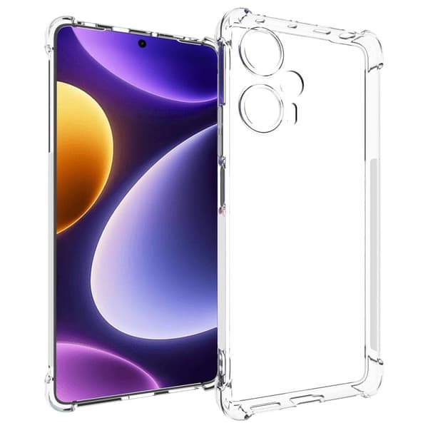 Lux-Case Airbag-skydd för Xiaomi Poco F5 / Redmi Note 12 Turbo Transparent