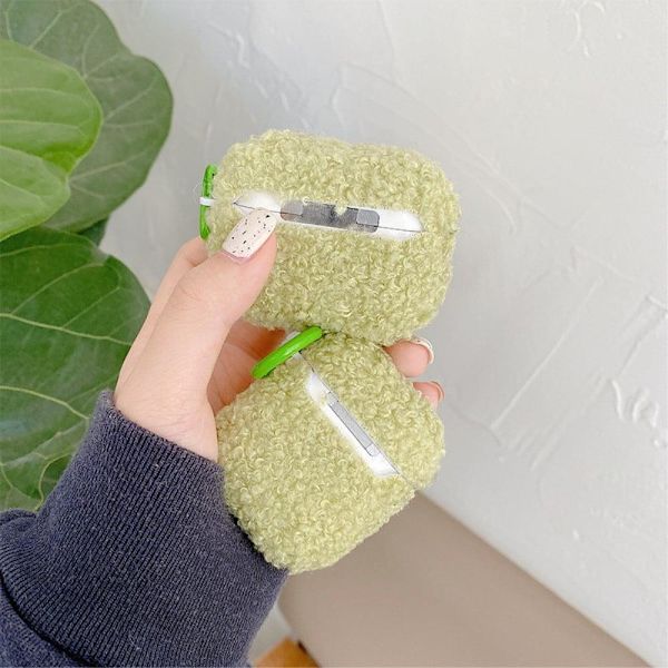 AirPods Pro 2 plysetui med spænde - Grøn Green