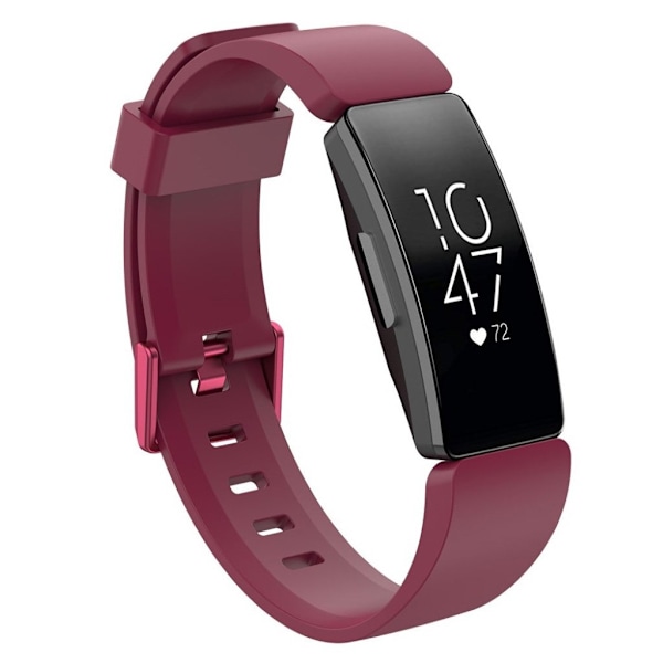 Fitbit Inspire / Inspire HR silikoninen kellonauha - Koko: S / Viininpunainen Red