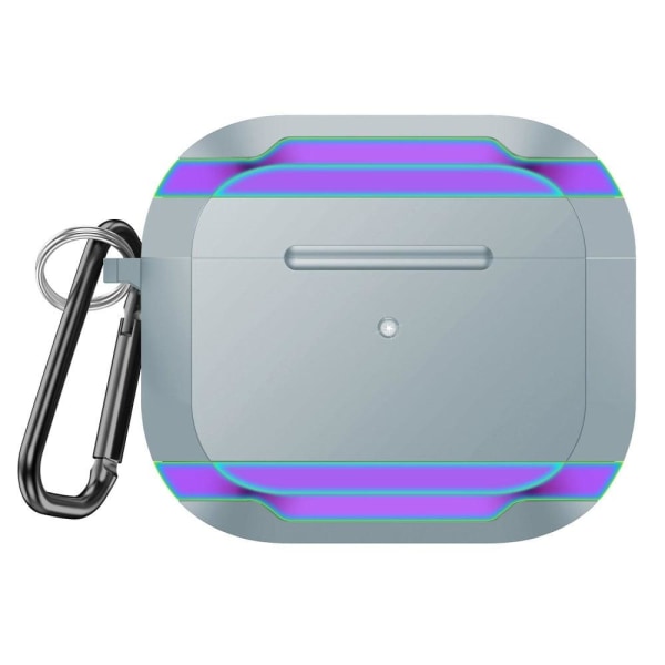 AirPods 3 protective case with buckle - Grey / Colorful Multicolor