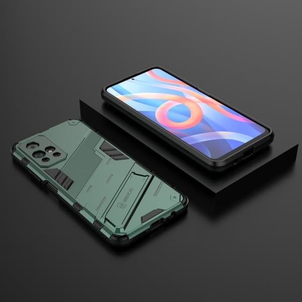 Shockproof Hybrid Deksel med A Modern Touch til Xiaomi Redmi Note 11T 5G / Note 11s 5g - Grønn Green