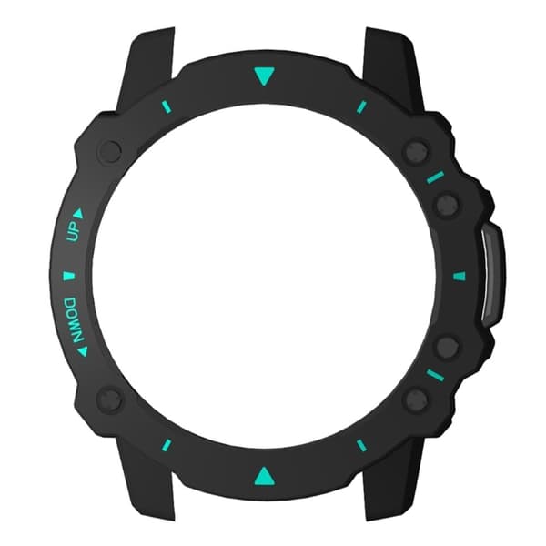 Huami Amazfit Falcon Watch Case Anti-drop Hard Watch Frame Protective Shell - Svart + Blå Blue