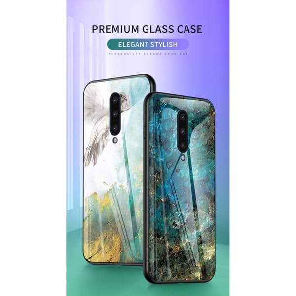 Fantasy Marble OnePlus 8 deksel - Flying Pigeon Multicolor