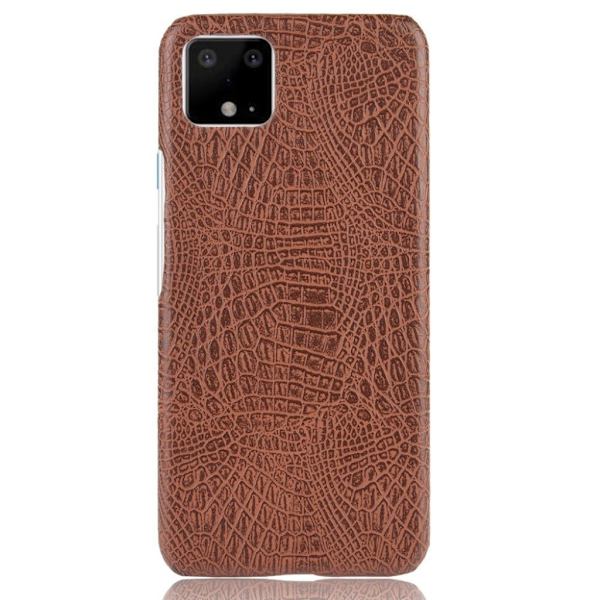 Croco Google Pixel 4 XL cover - Brun Brown