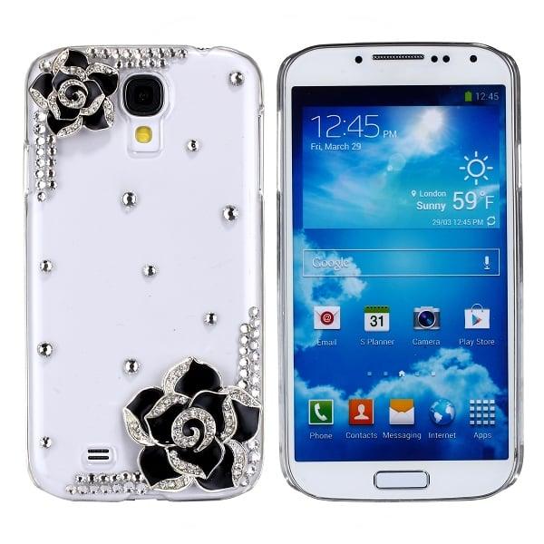 Luxury Bling (Musta Kukka) Samsung Galaxy S4 Suojakuori Transparent 3d0a |  Transparent | Mjukplast | Fyndiq